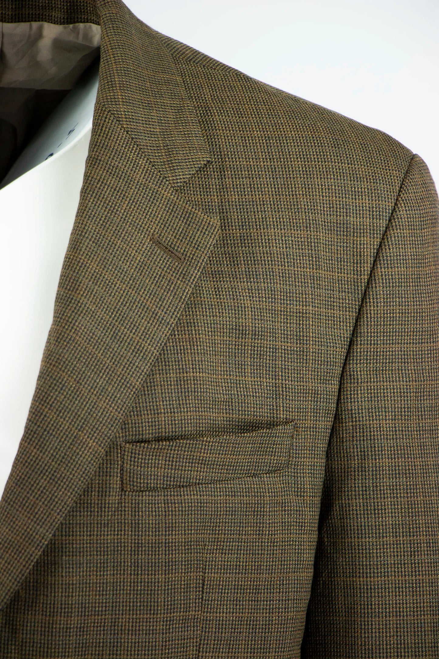 Ralph Lauren Bruine colbert met ruiten patroon