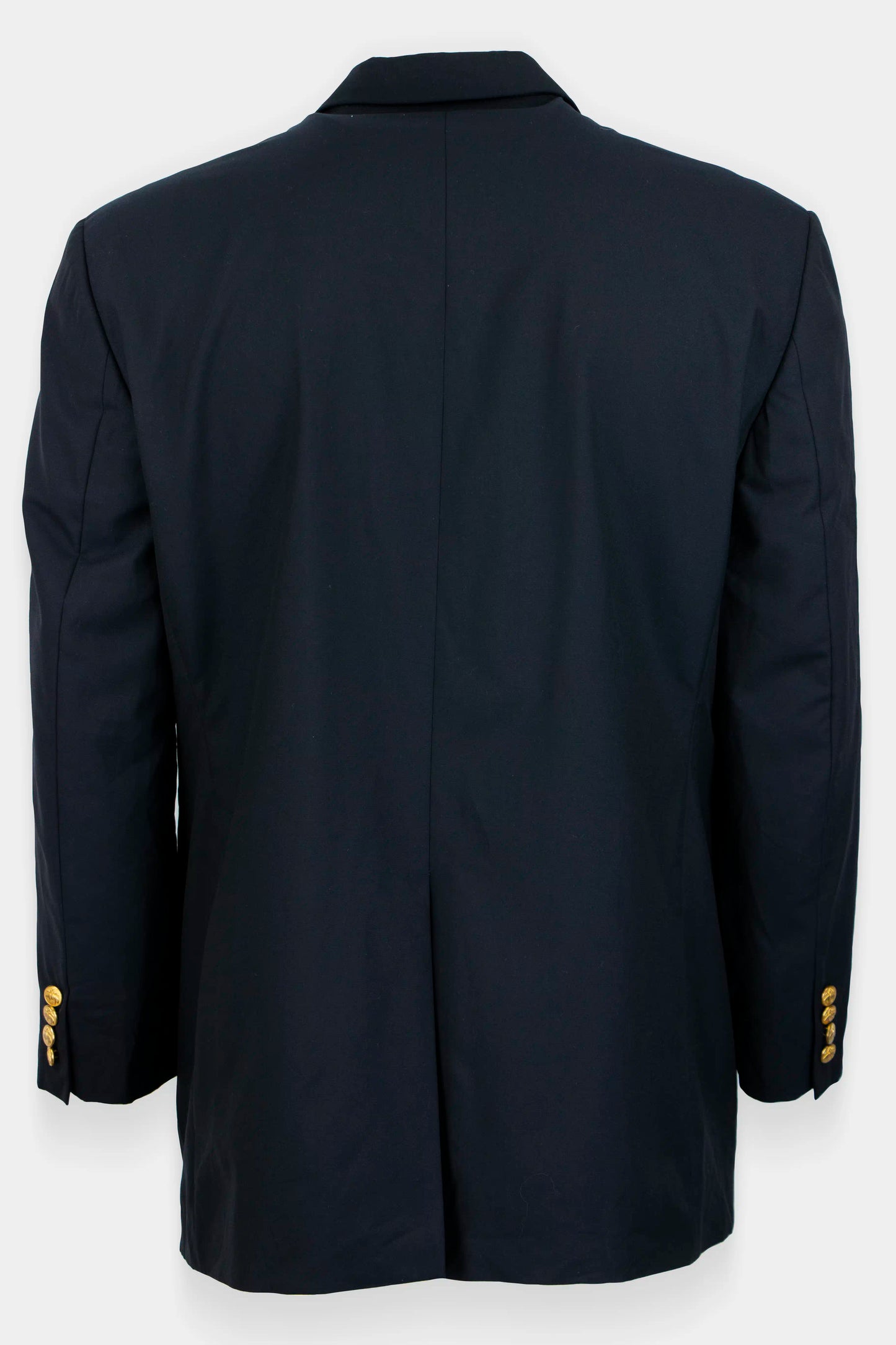 Brooks Brothers Navy blue colbert met goudkleurige knopen