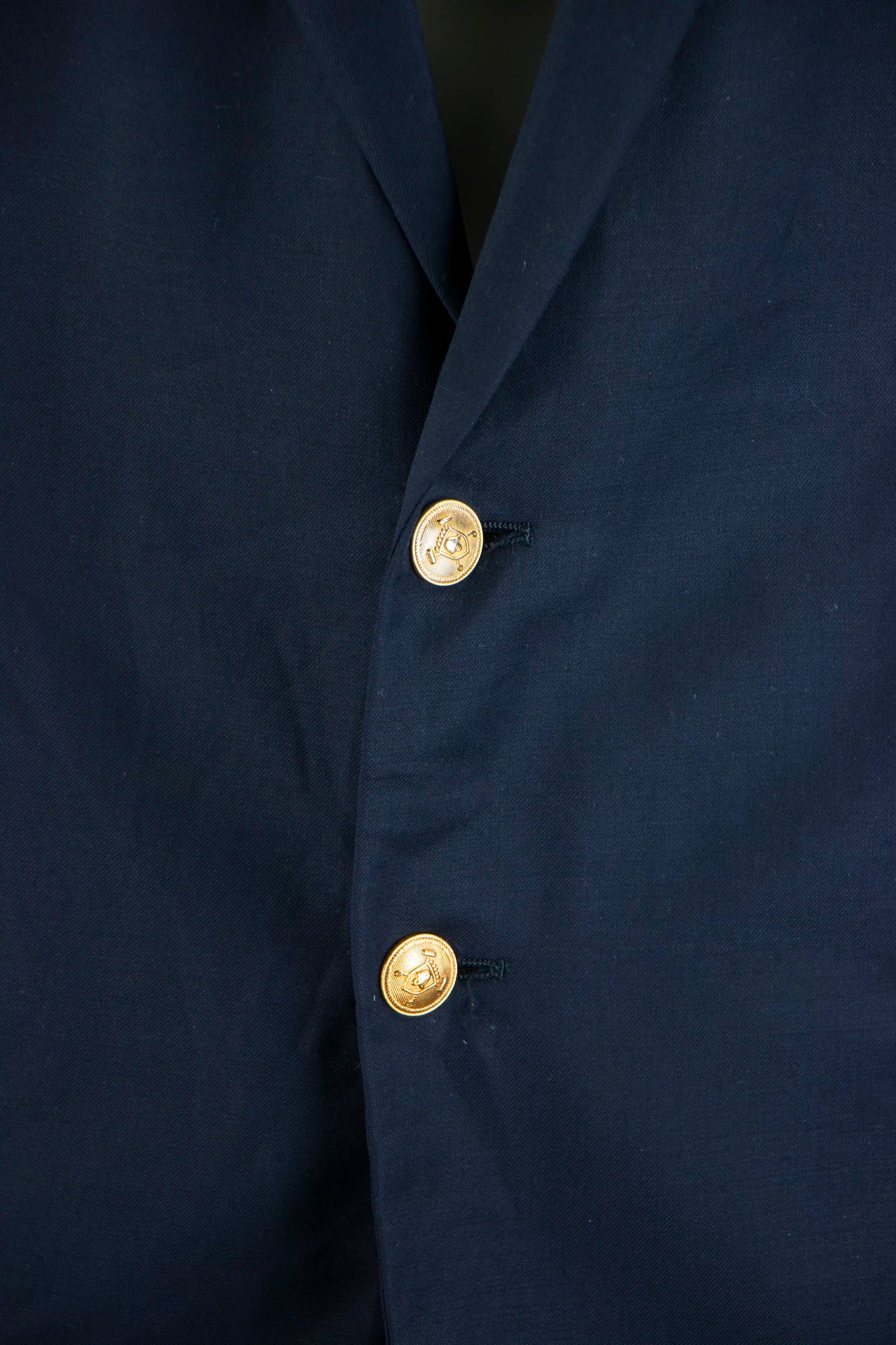 Ralph Lauren Lichte navy colbert met goudkleurige knopen