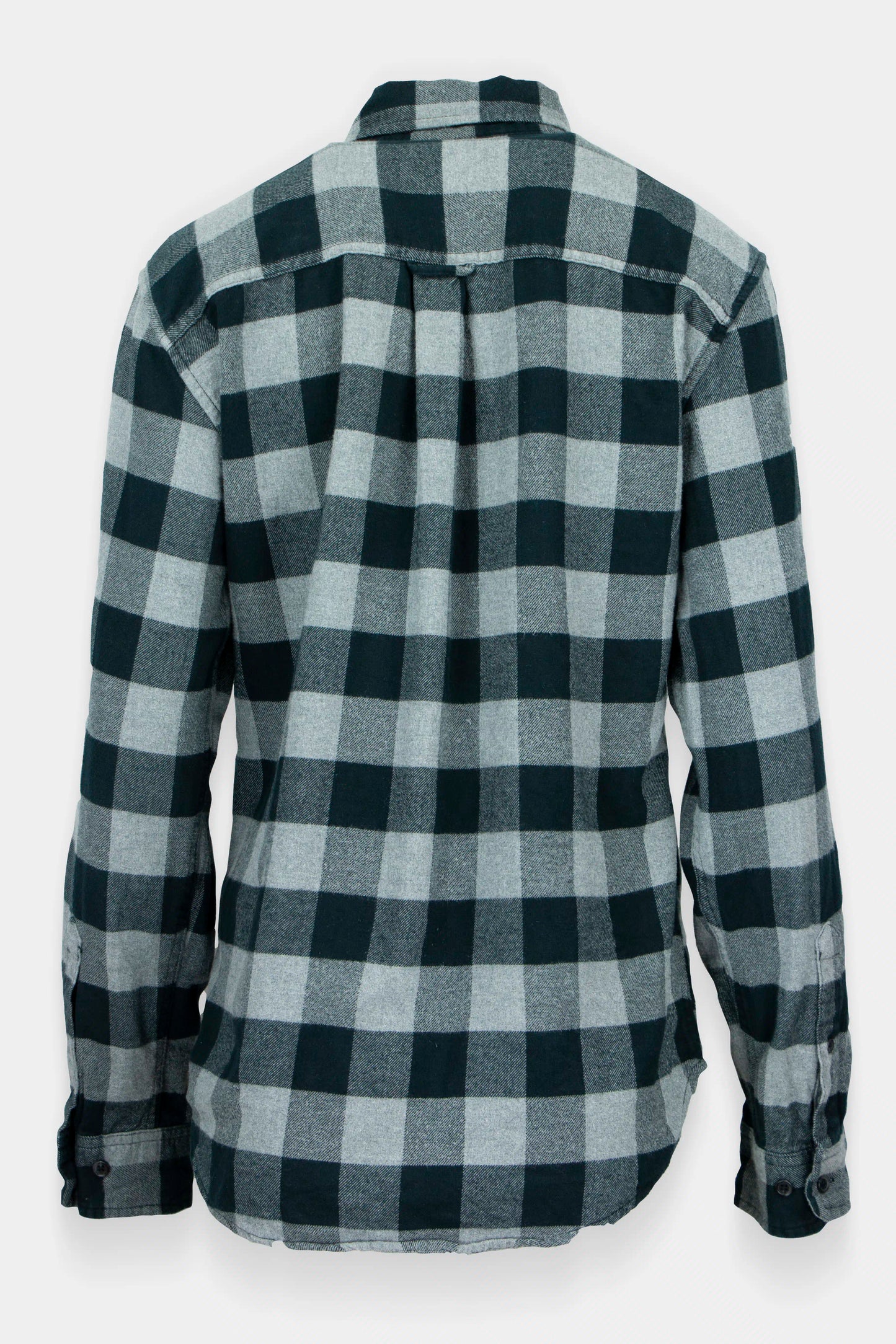 Vintage overhemd met zwarte ruiten