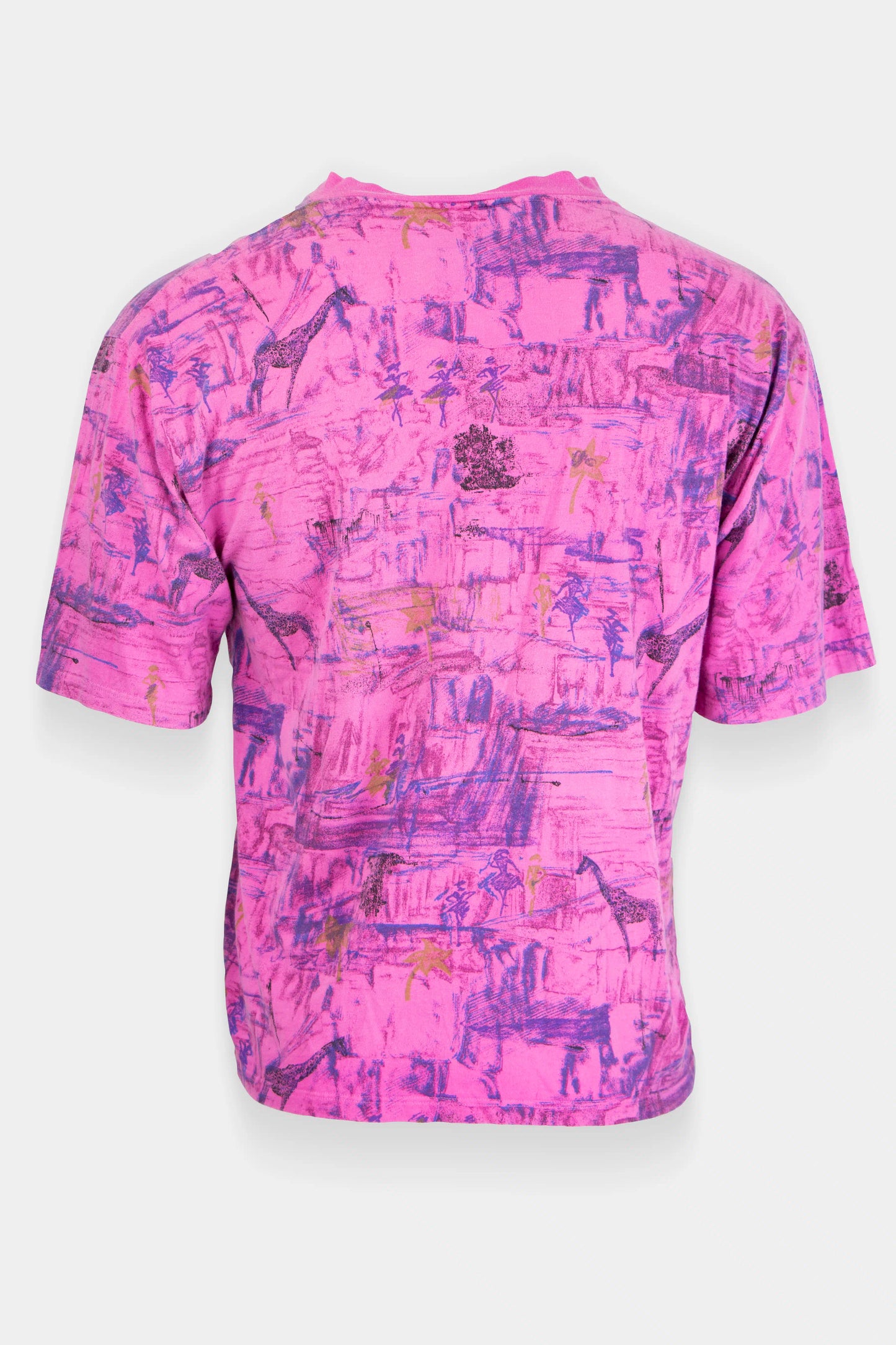 Surfer t-shirt roze