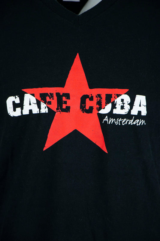 Cafe Cuba t-shirt zwart