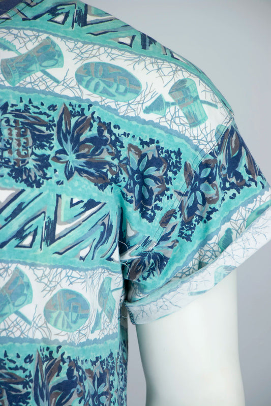 Surfer t-shirt lichtblauw