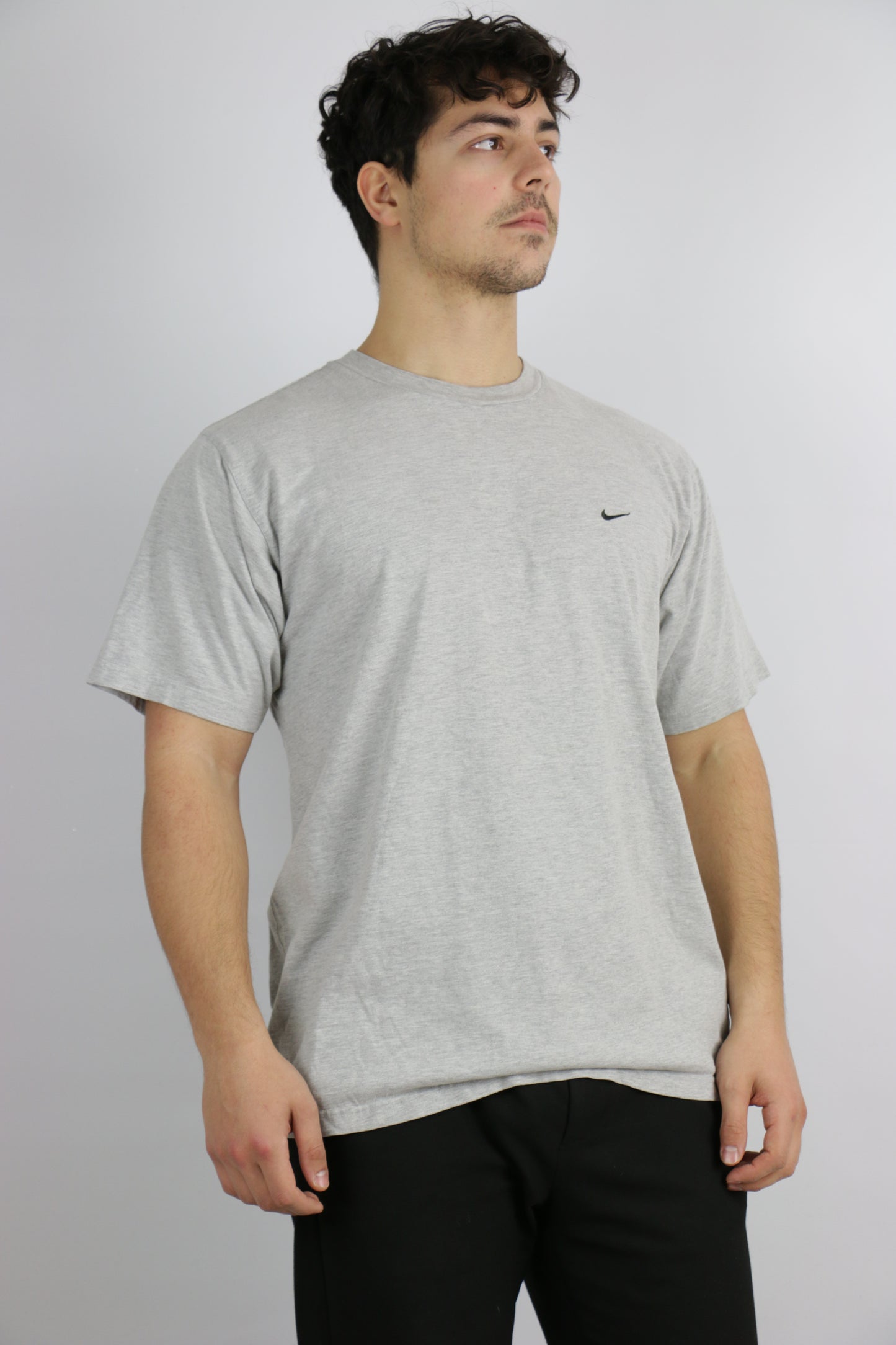 Nike grijze basic t-shirt