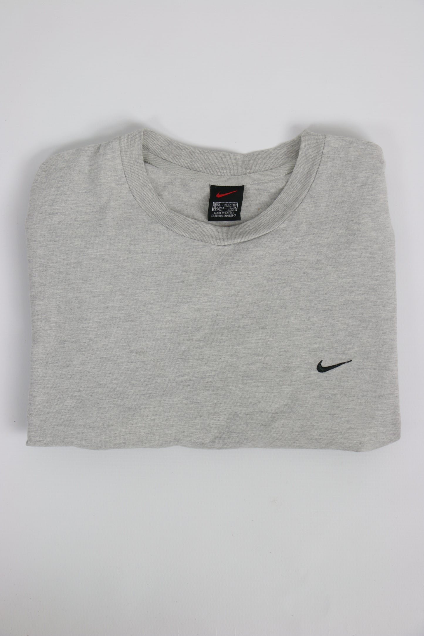 Nike grijze basic t-shirt