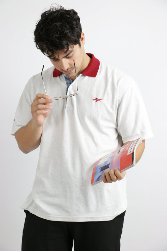 Reebok polo rood