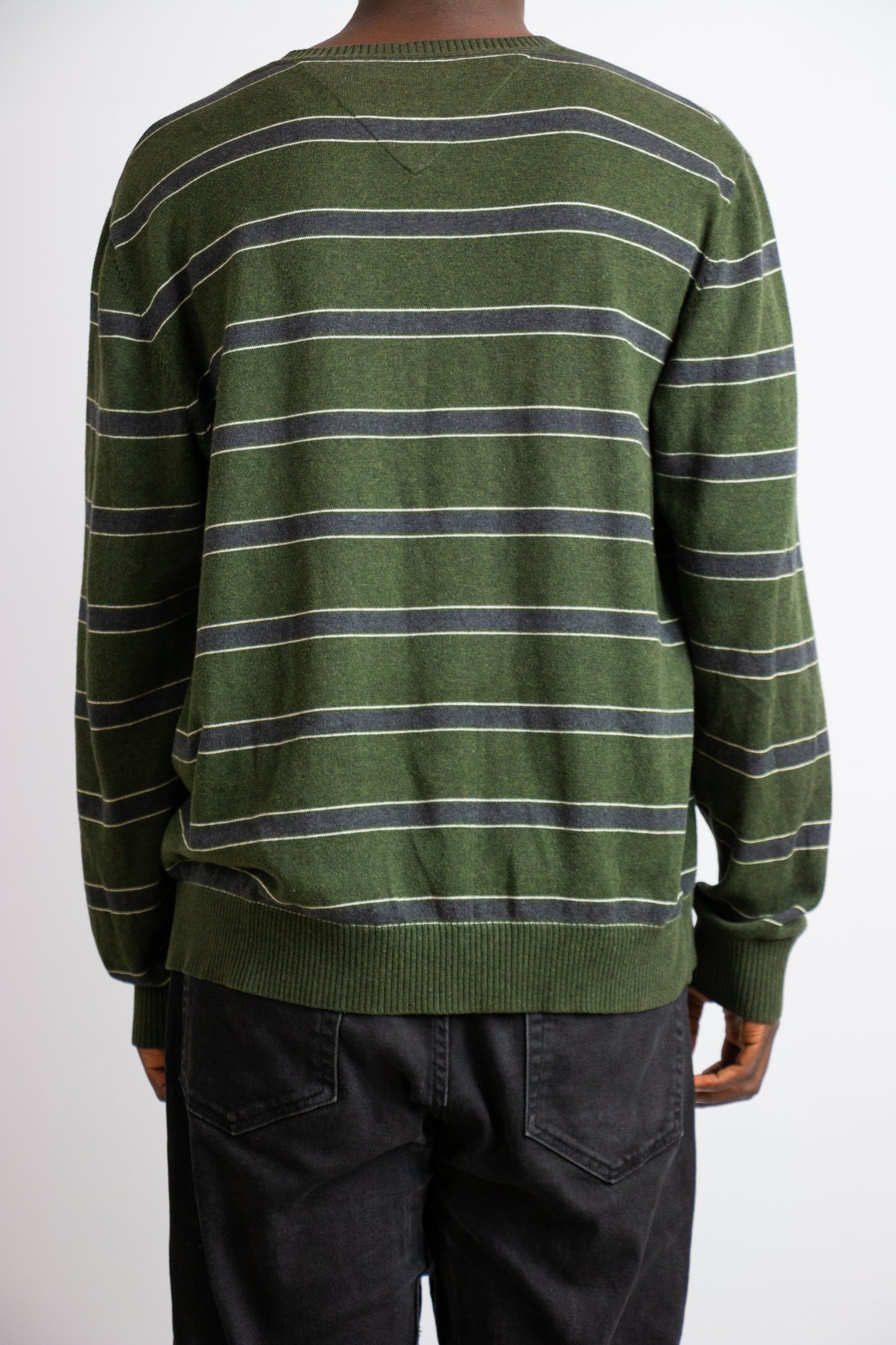 Tommy Hilfiger pullover gestreept groen