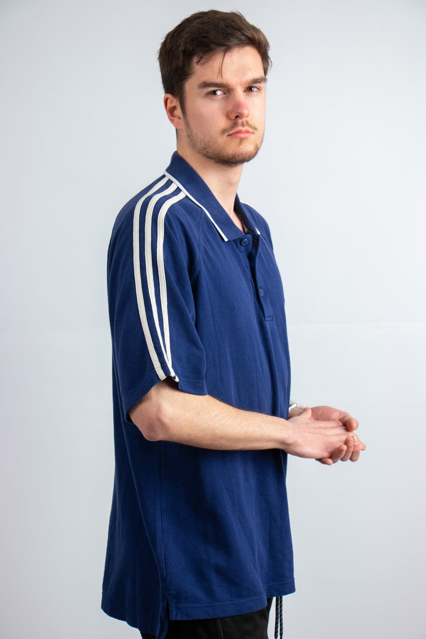 Adidas polo blauw