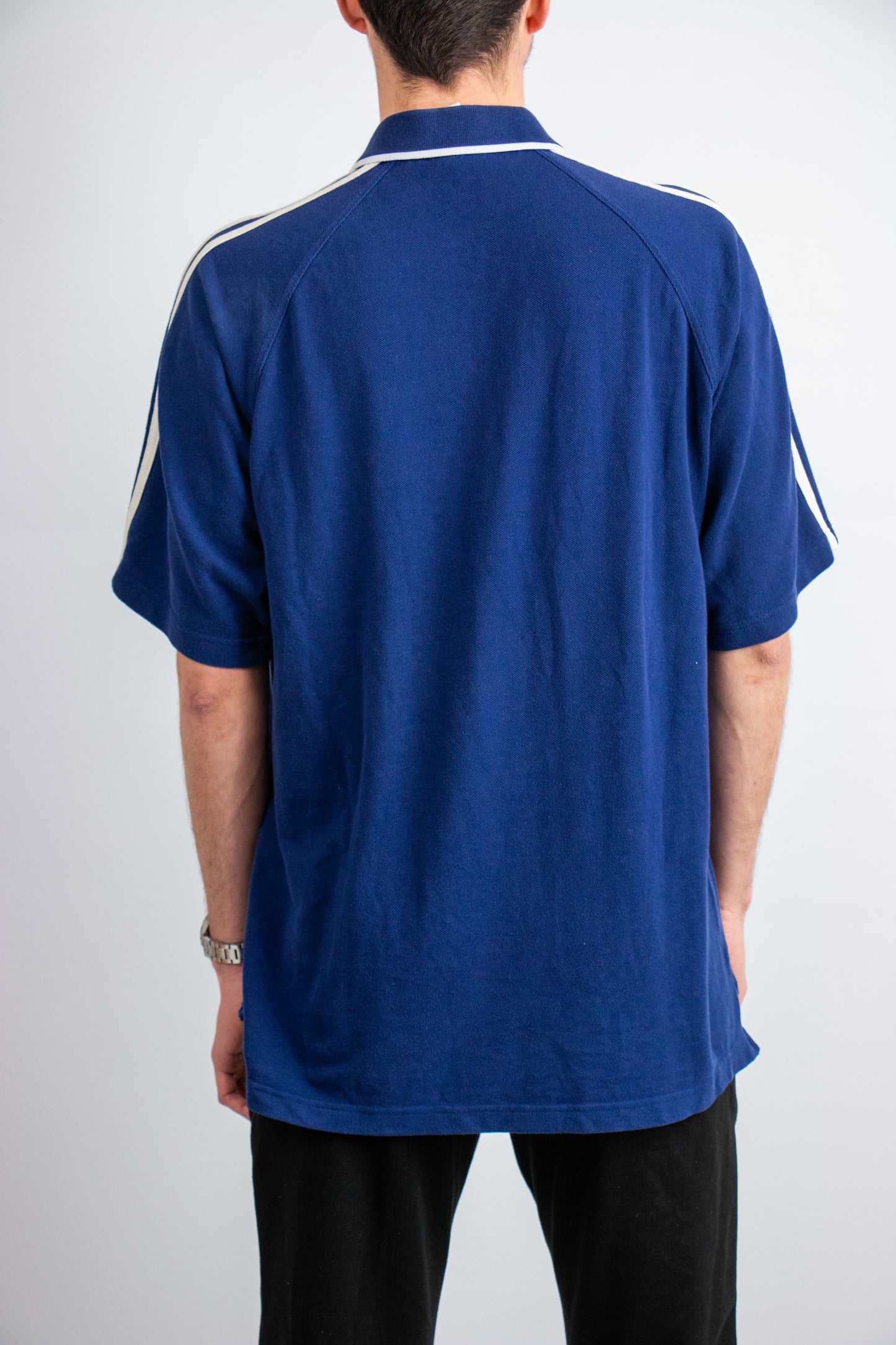 Adidas polo blauw