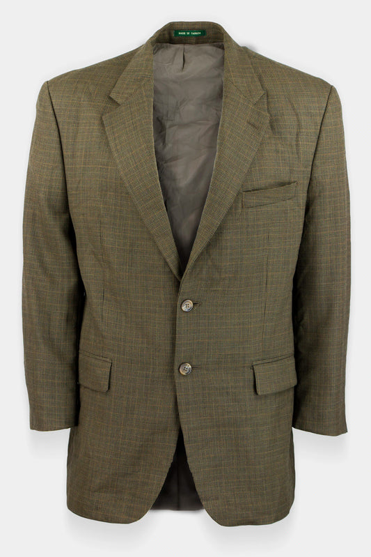 Ralph Lauren Bruine colbert met ruiten patroon