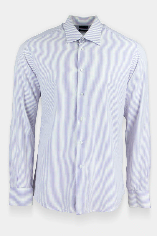 Calvin Klein overhemd paars gestreept