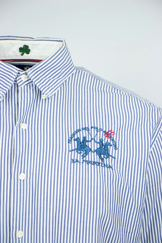 La Martina overhemd blauw