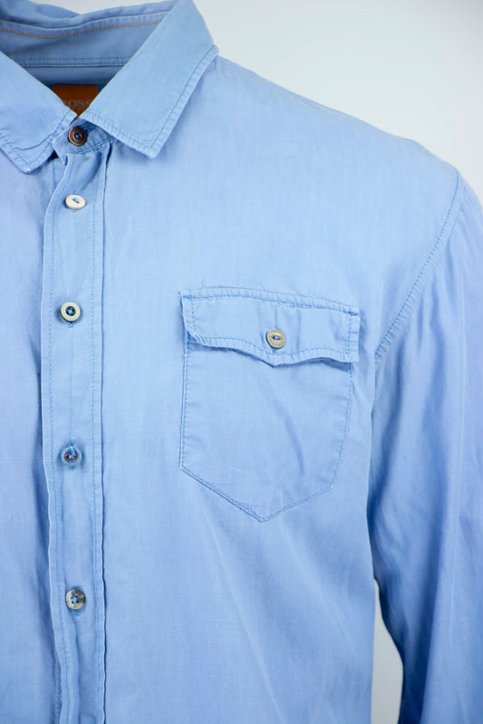 Hugo Boss overhemd blauw