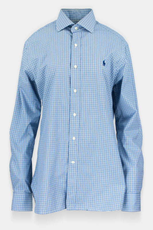 Ralph Lauren ruiten overhemd blauw