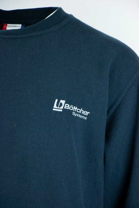 Botcher sweater donkerblauw