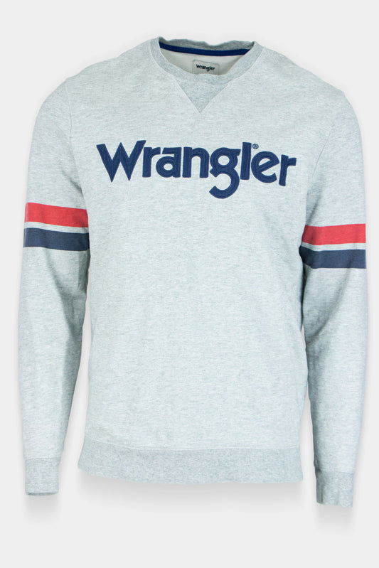 Wrangler sweater lichtgrijs