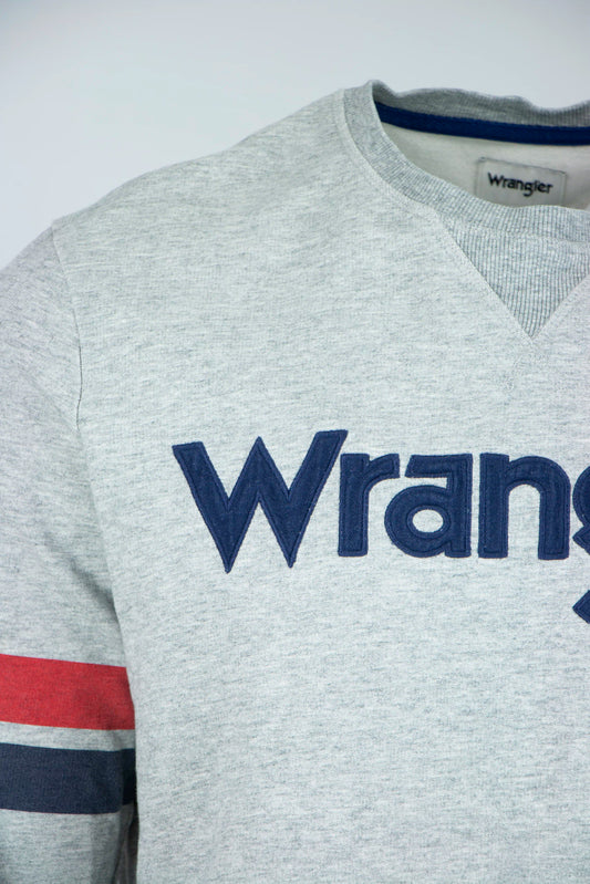 Wrangler sweater lichtgrijs