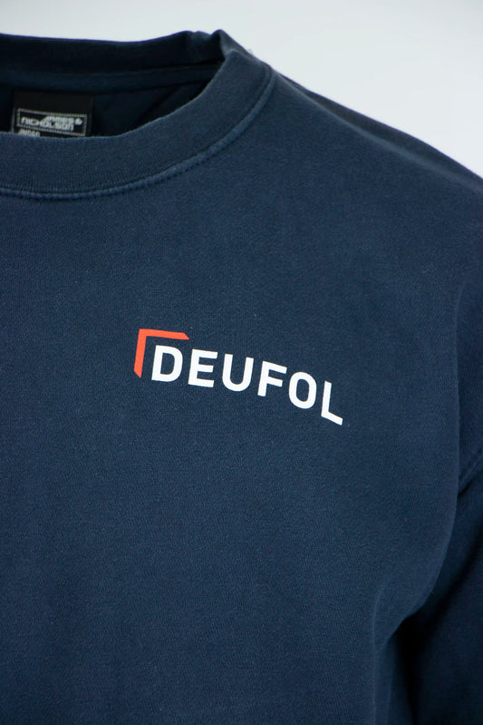 Deufol sweater donkerblauw