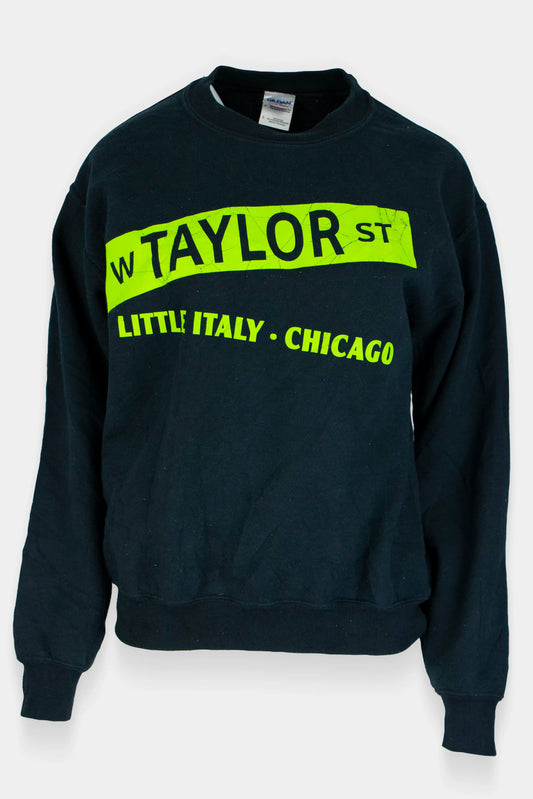 Little Italy sweater zwart