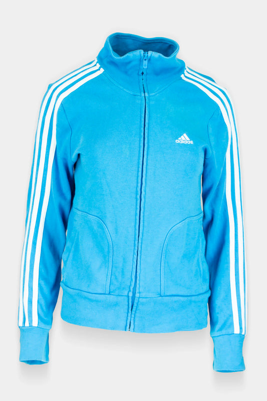 Adidas vintage trainingsvest lichtblauw