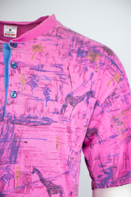 Surfer t-shirt roze