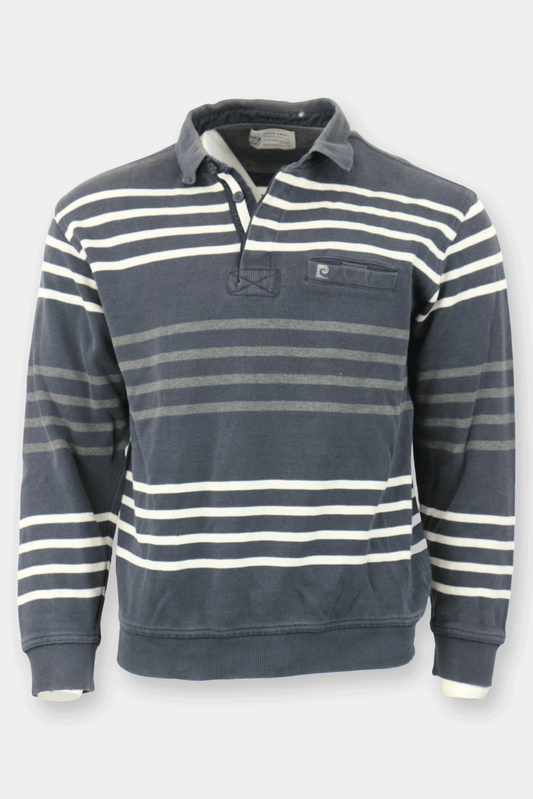 Pierre Cardin sweater met blauwe en witte strepen