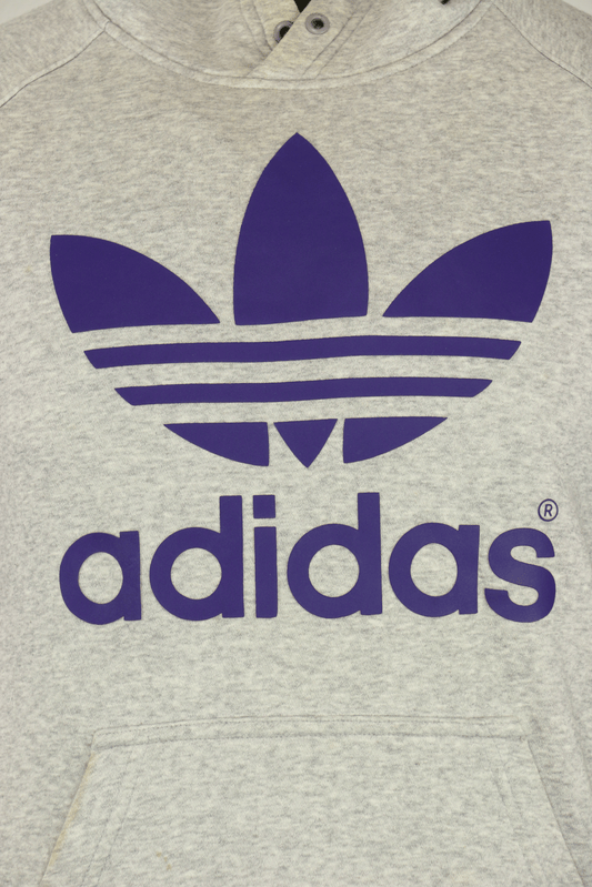 Adidas Hoodie Met Logo grijs