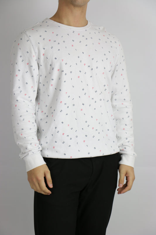 Tommy Hilfiger letter sweater wit