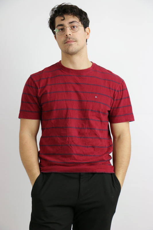 Tommy Hilfiger t-shirt rood gestreept