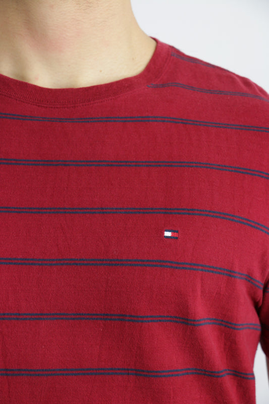 Tommy Hilfiger t-shirt rood gestreept