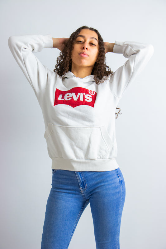 Levis hoodie wit