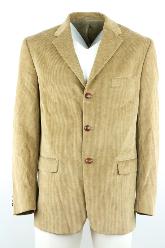 Throttleman Beige corduroy colbert