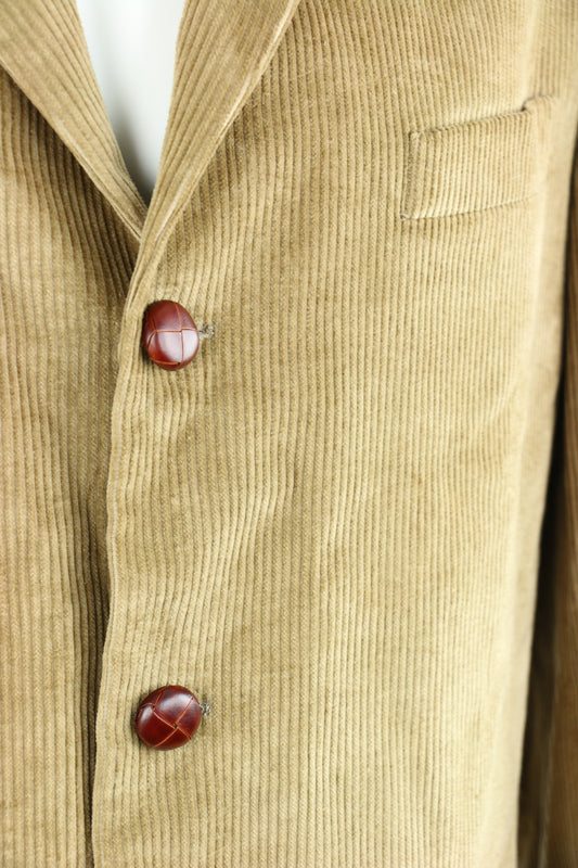 Throttleman Beige corduroy colbert