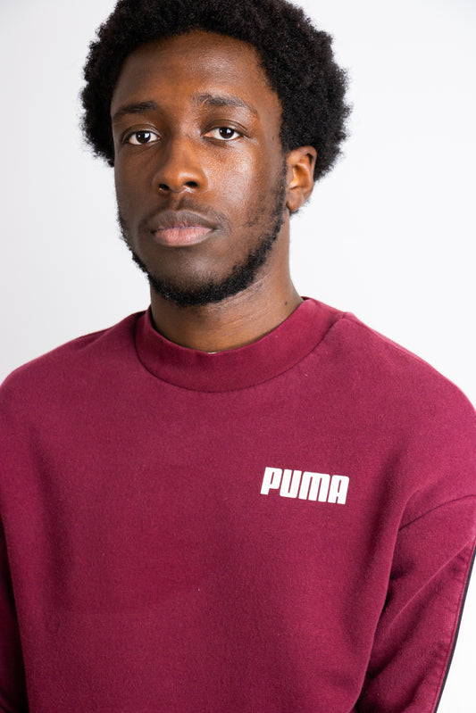 Puma sweater donkerrood