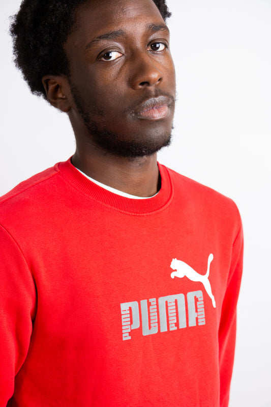 Puma sweater klassiek rood