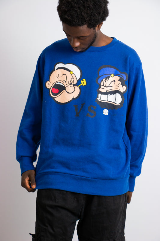 Popeyes sweater blauw