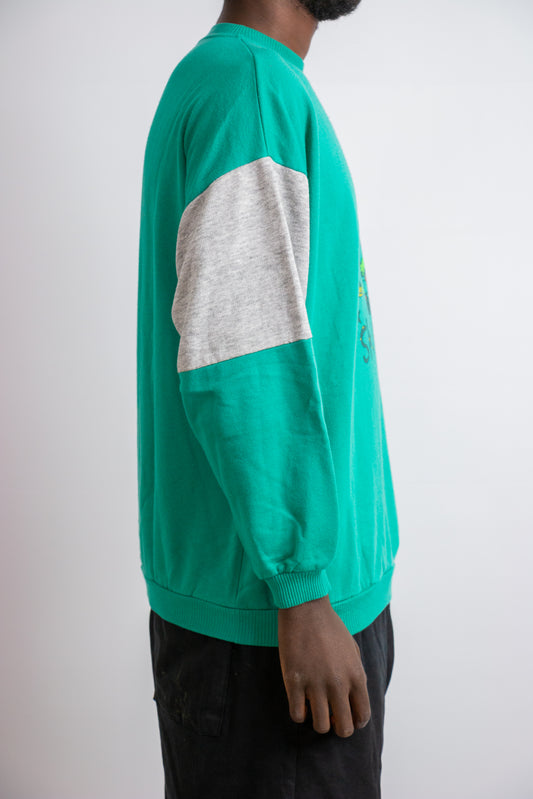 Skater sweater groen