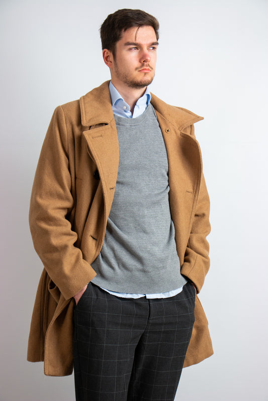 GAP Zakelijke bruine manteljas